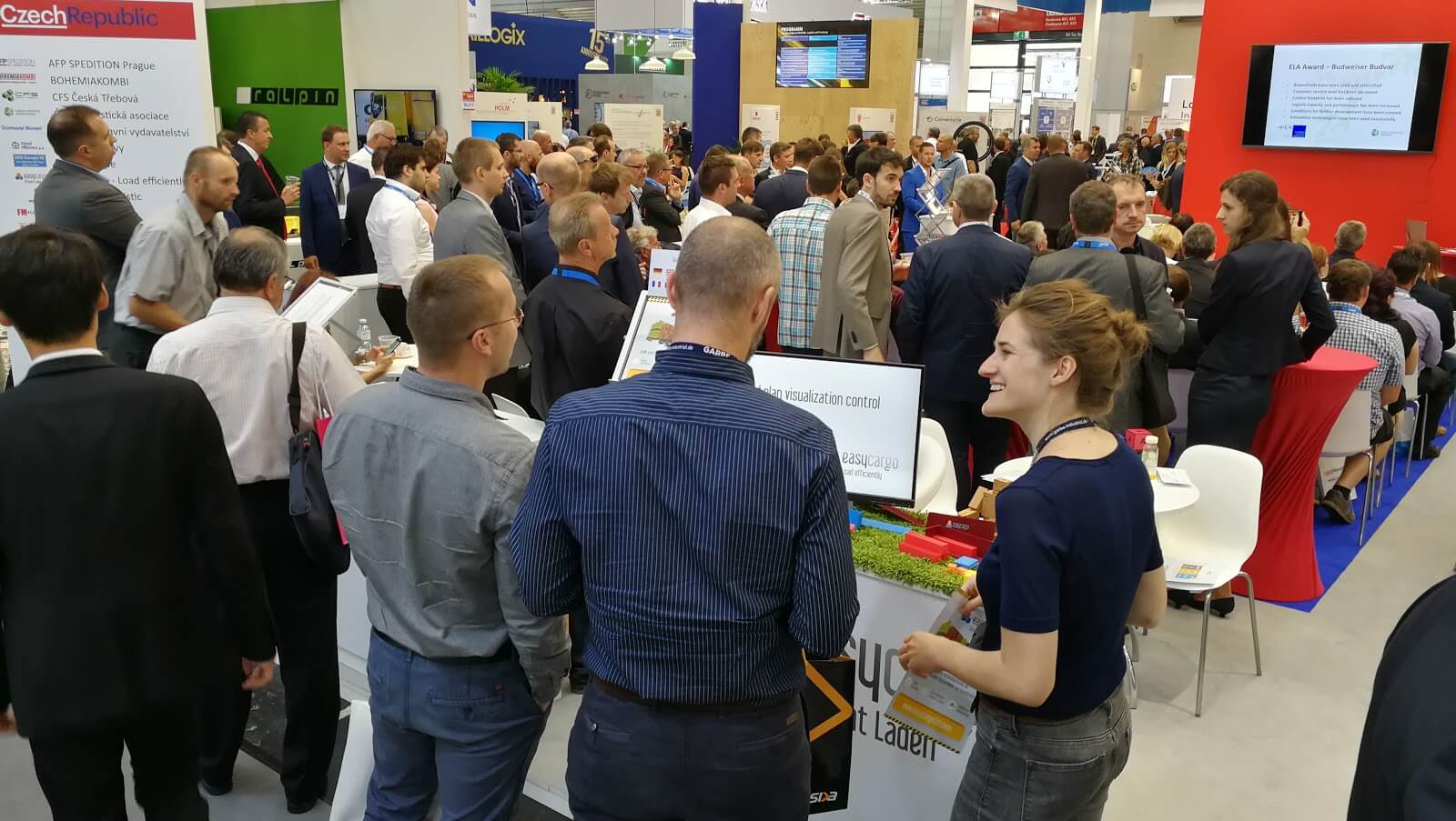 EasyCargo Transport Logistic 2019 Visitors at Transport Logistic 2019 - EasyCargo container loading plan